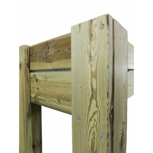 Mesa de cultivo de madera - 20 cm  | VidaHuerto