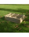 Mesa de cultivo sin patas con separadores