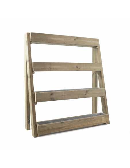 Huerto vertical de pared con 4 jardineras | Vida Huerto
