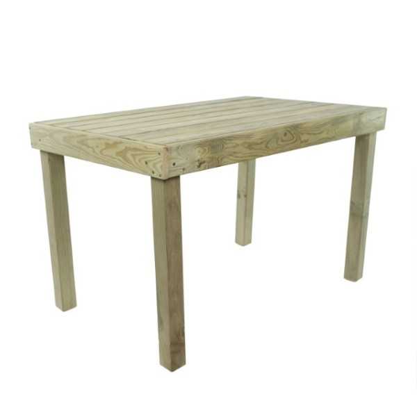 Mesa de madera para jardín 120×76 cm