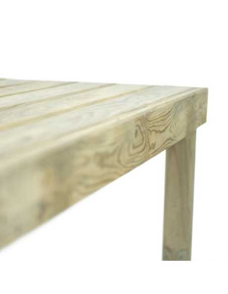 Mesa de madera para jardín 120×76 cm