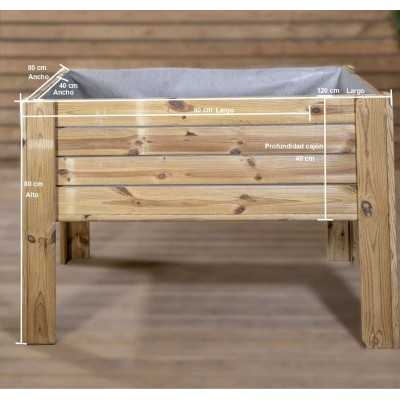 Mesa de cultivo especial hortalizas - 40 cm de profundidad 2