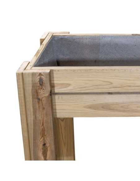 Mesa de cultivo de madera - 20 cm  | VidaHuerto