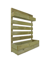 Huerto vertical de Madera Tratada