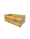 Macetero Eco de madera de pino – Macetero sostenible