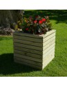 Macetero gama luxe de madera de pino para exteriores – VidaHuerto