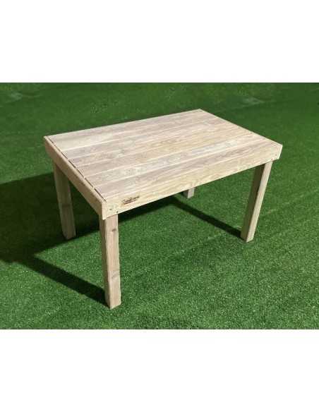 Mesa de madera para jardín 120×76 cm