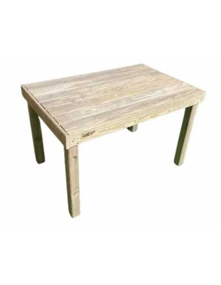 Mesa de madera para jardín 120×76 cm